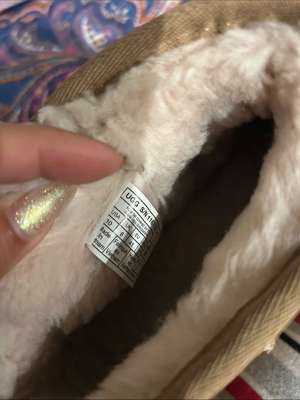 NWOT UGG Classic Ultra Mini Remagined Boot Color Block Sz US 10